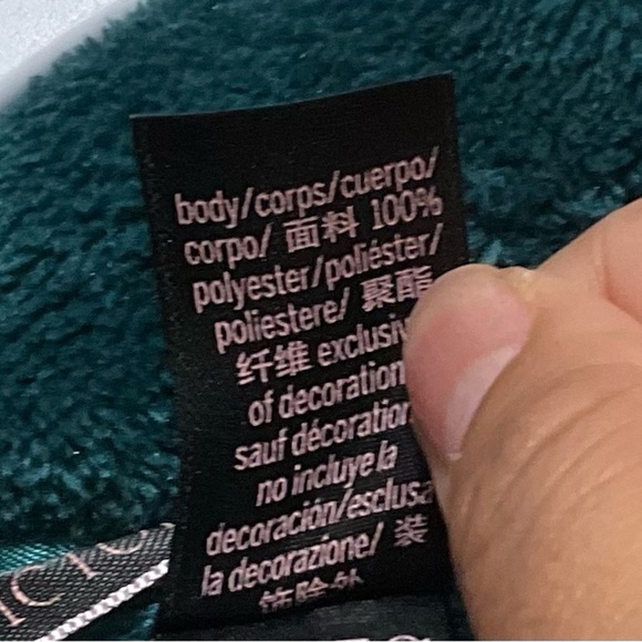 Victoria's Secret Plush Short Robe for Women Forest Green Size XS/S - Picture 6 of 6